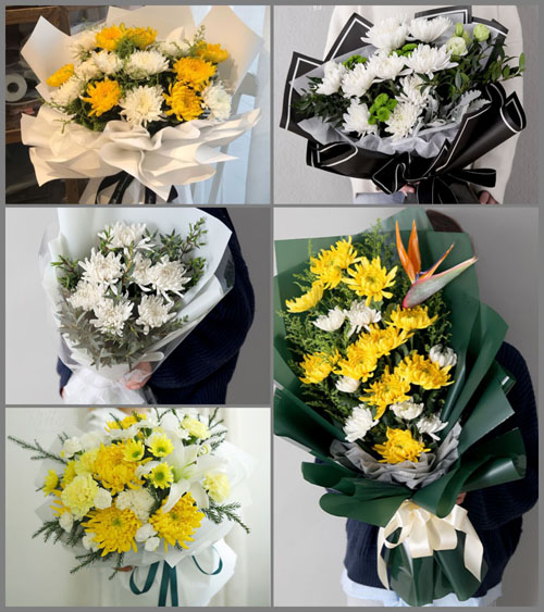 广东揭阳市普宁市军埠镇后楼村白事花束代送
